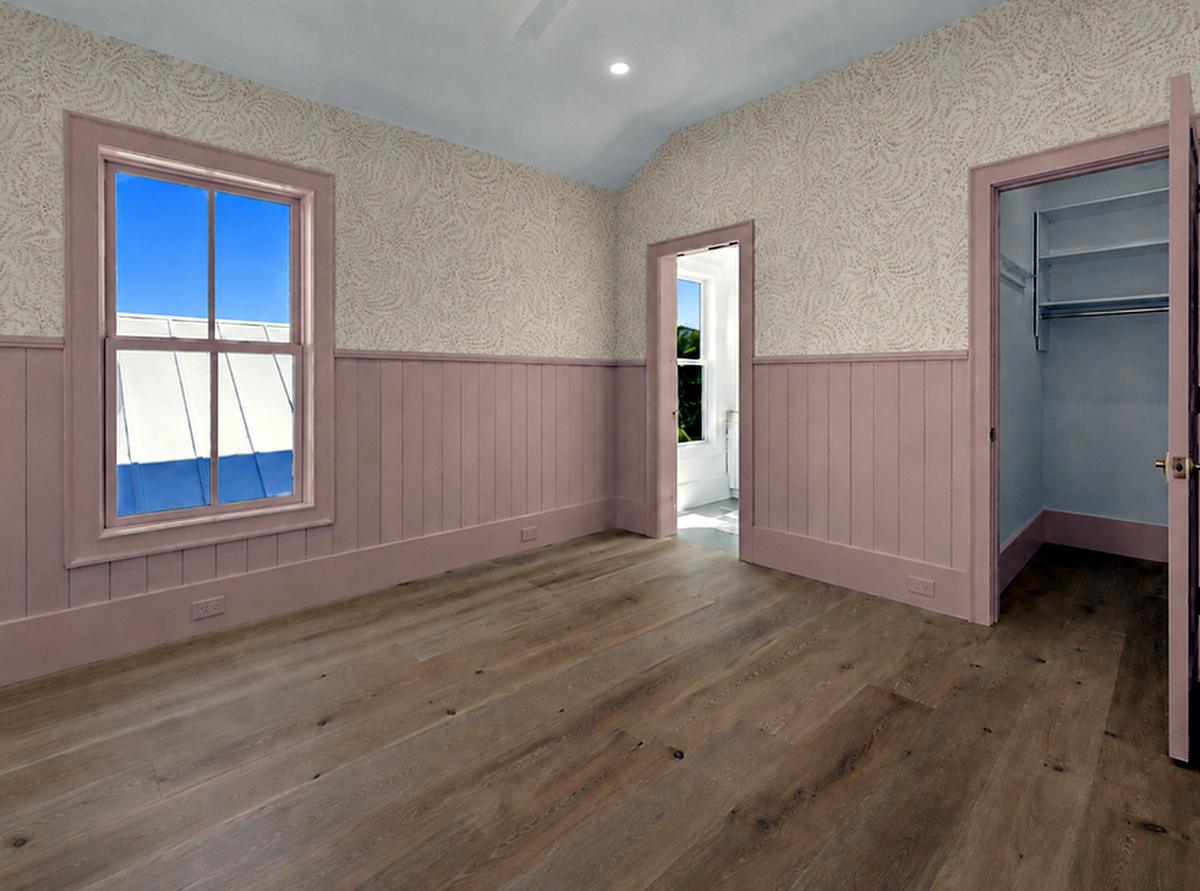 Bedroom One, proposed design rendering