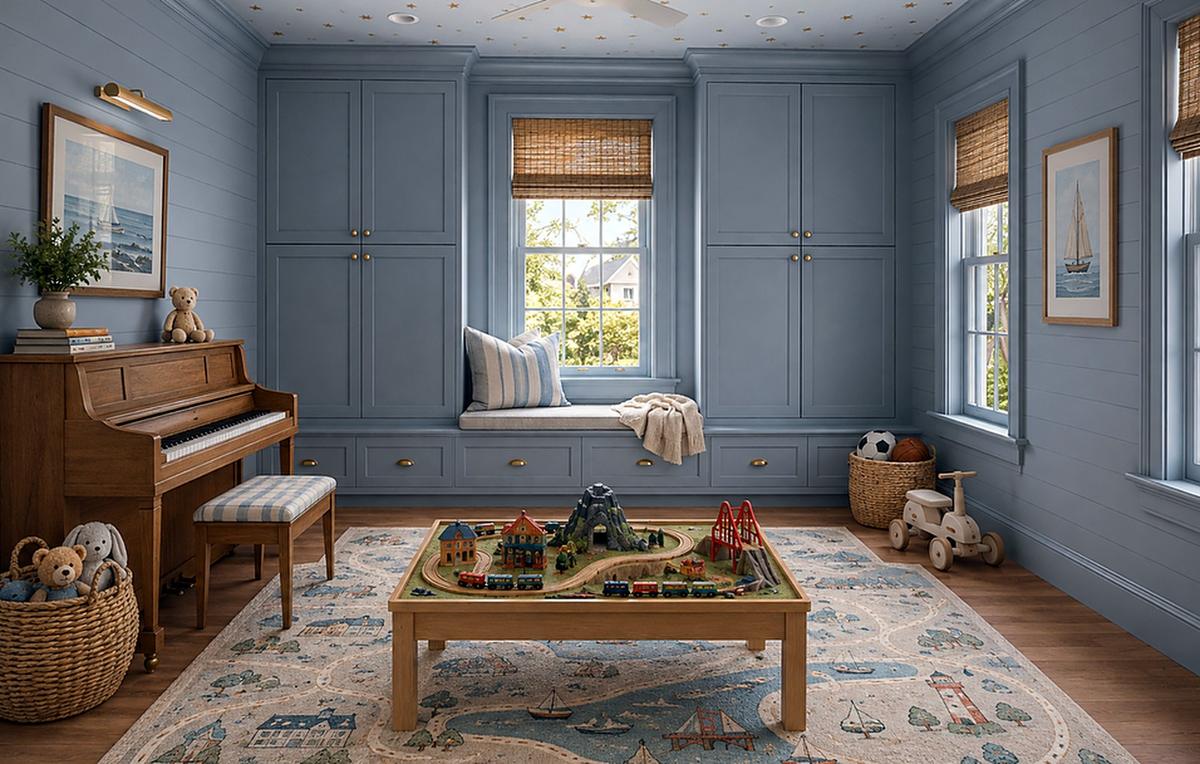 Playroom, proposed design rendering