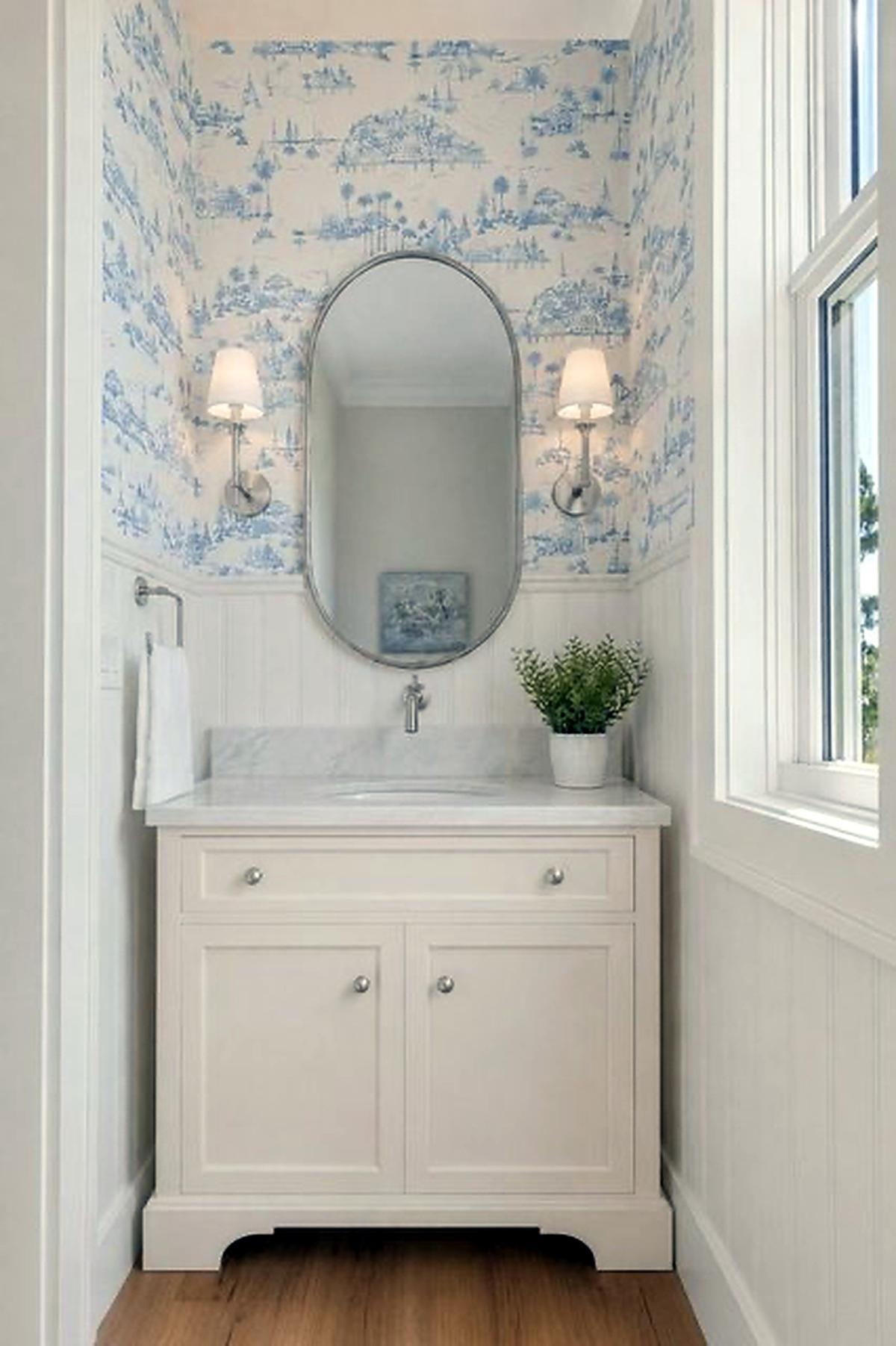 Powder Room, proposed design rendering