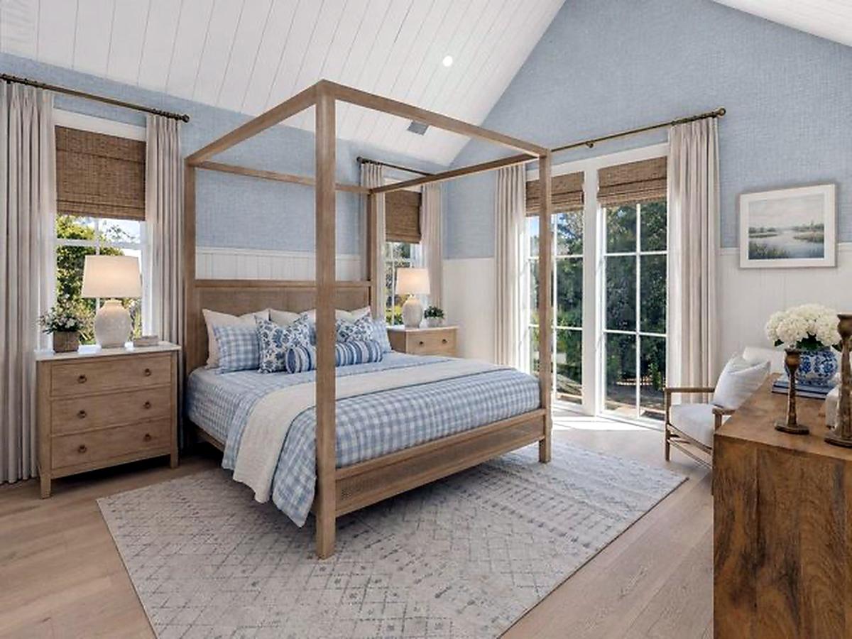 Primary Bedroom, proposed design rendering