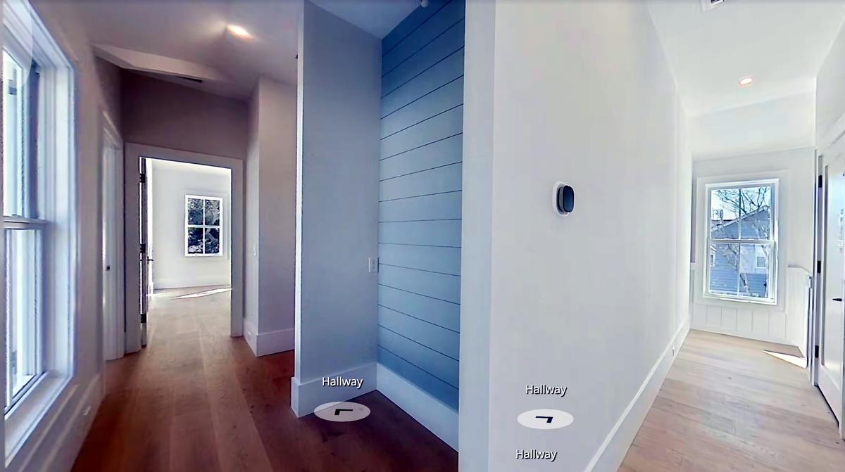 Upstairs Hall and Homework Nook, existing conditions